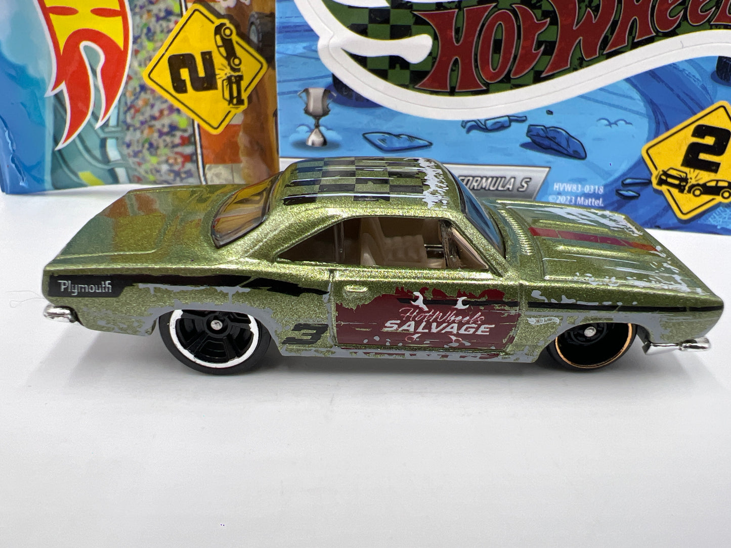 2024 Hot Wheels Mystery Models Series 2 #3 CHASE 68 Plymouth Barracuda Formula S Green