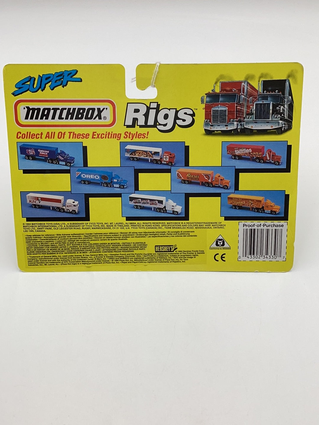 Matchbox Super Rigs Hawaiian Punch Ford Aeromax 168Q