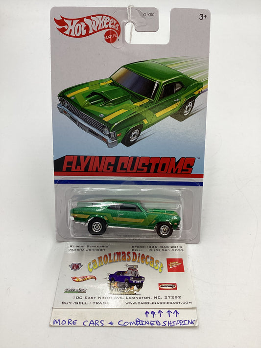 Hot Wheels Target Exclusive Flying Customs 68 Nova Green 156H