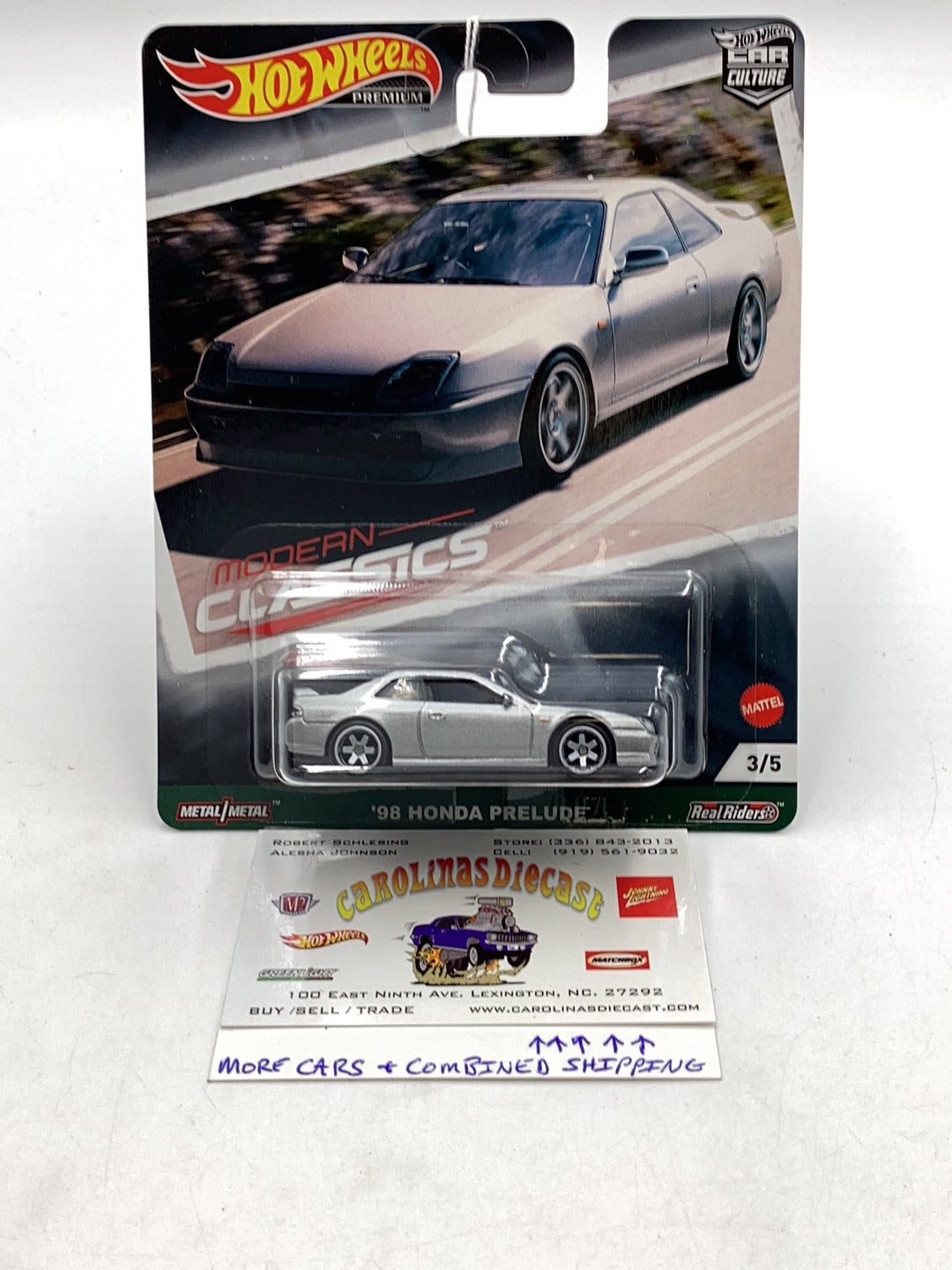 2021 Hot wheels modern classics 3/5 98 Honda Prelude