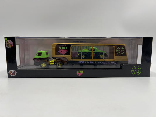 M2 Machines Auto Haulers CHASE Maui And Sons 1970 Dodge L600 COE & 1941 Willys Coupe R56