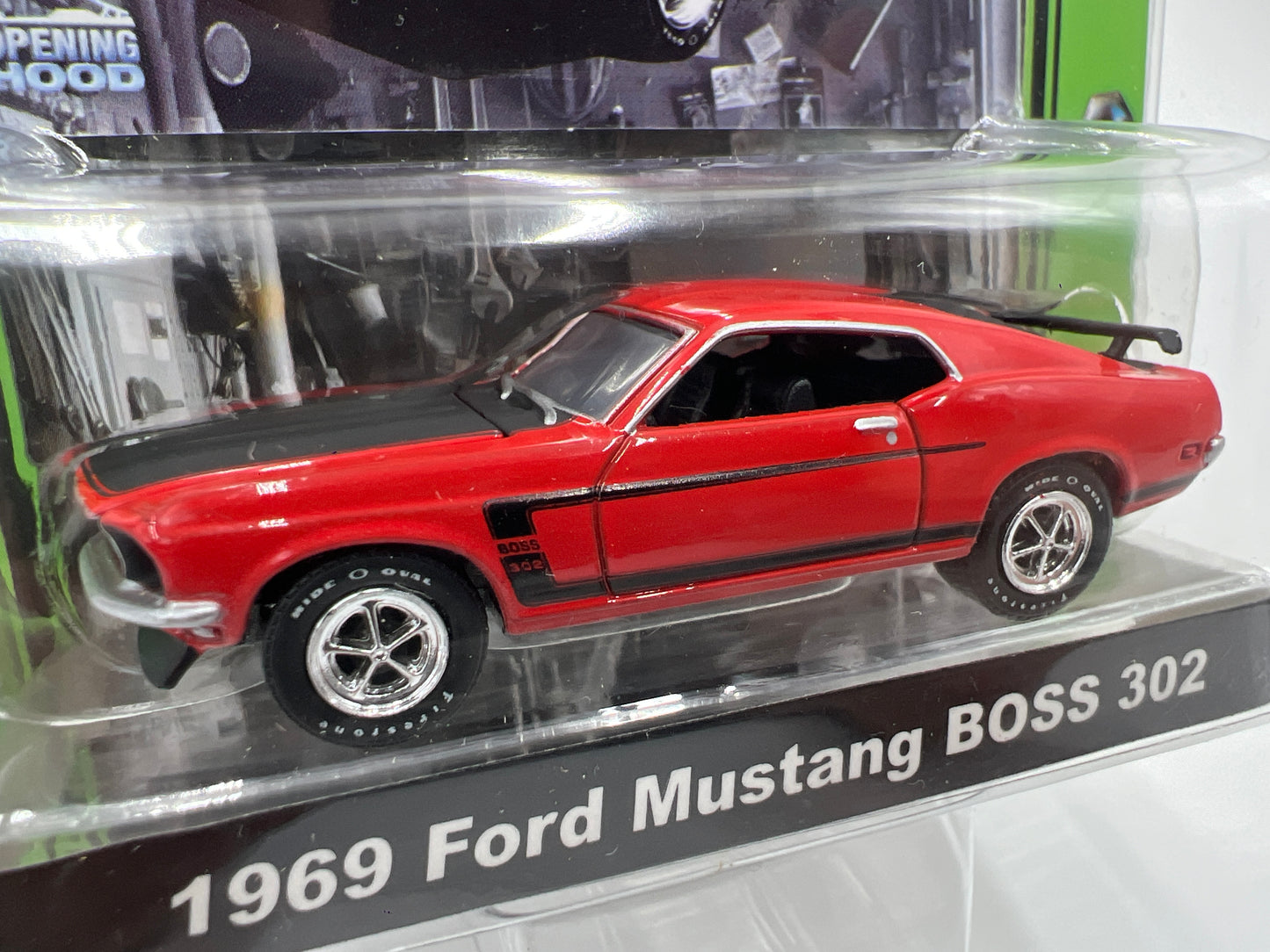 Greenlight Muscle Car Garage Series 6 1969 Ford Mustang Boss 302 Red 176C