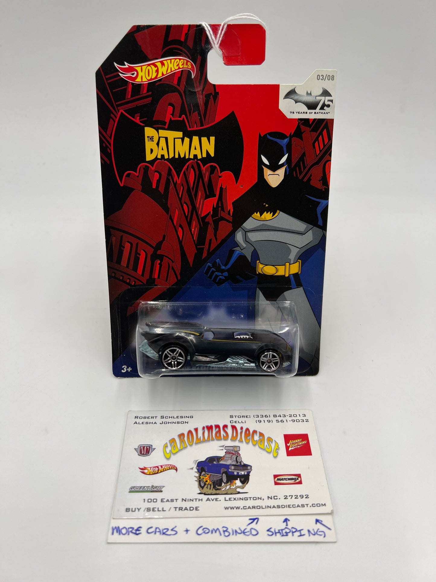 Hot Wheels Batman 75th Anniversary Set #3 The Batman Batmobile 117F