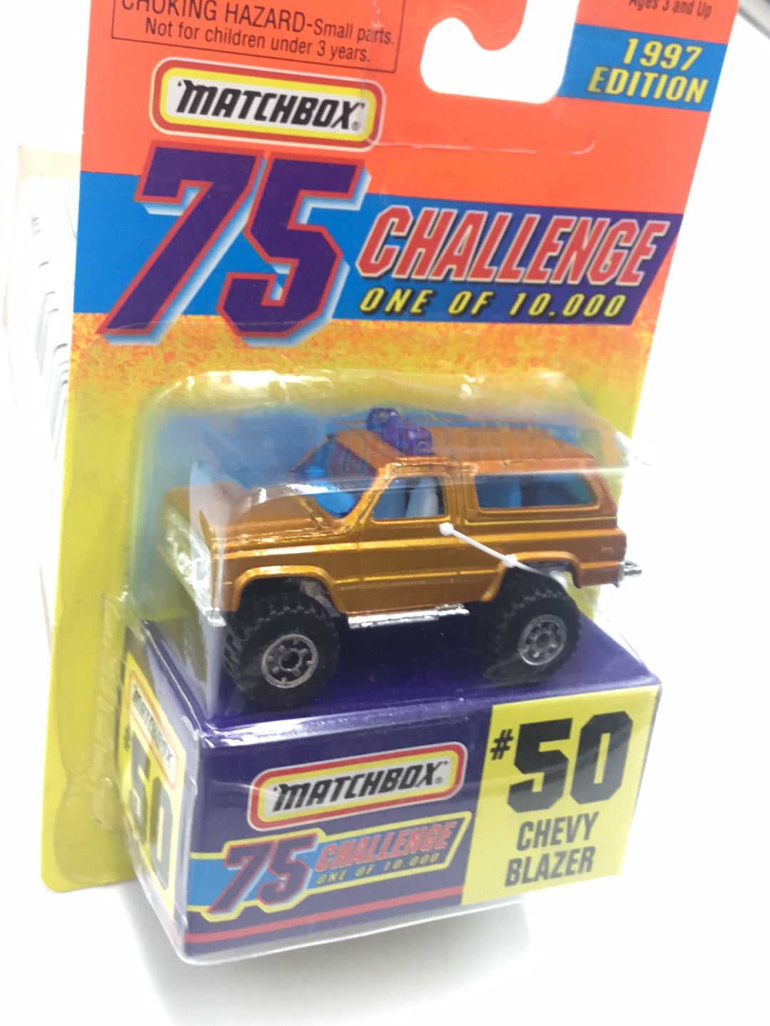 Matchbox 75 Challenge #50 Chevy Blazer 163F