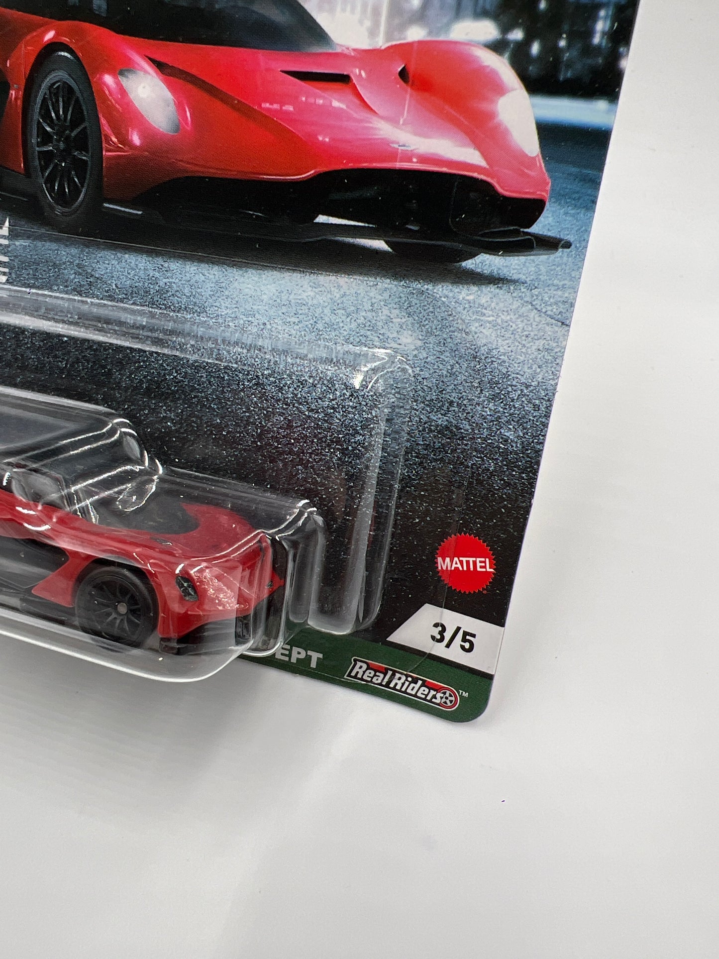 Hot Wheels Premium Exotic Envy #3 Aston Martin Valhalla Concept Red 244Q