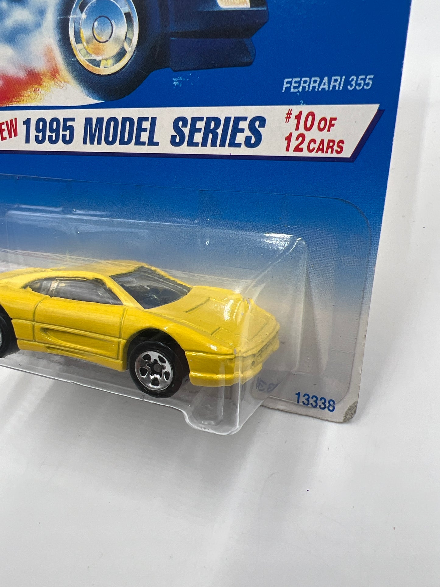 1995 Hot Wheels Model Series #350 Ferrari 355 Yellow 5 SP Wheels