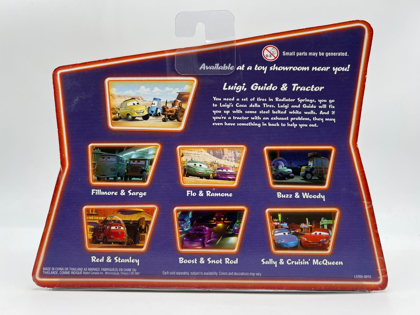Disney Pixar Cars Supercharged 2 Pack Movie Moments Luigi Guido & Tractor