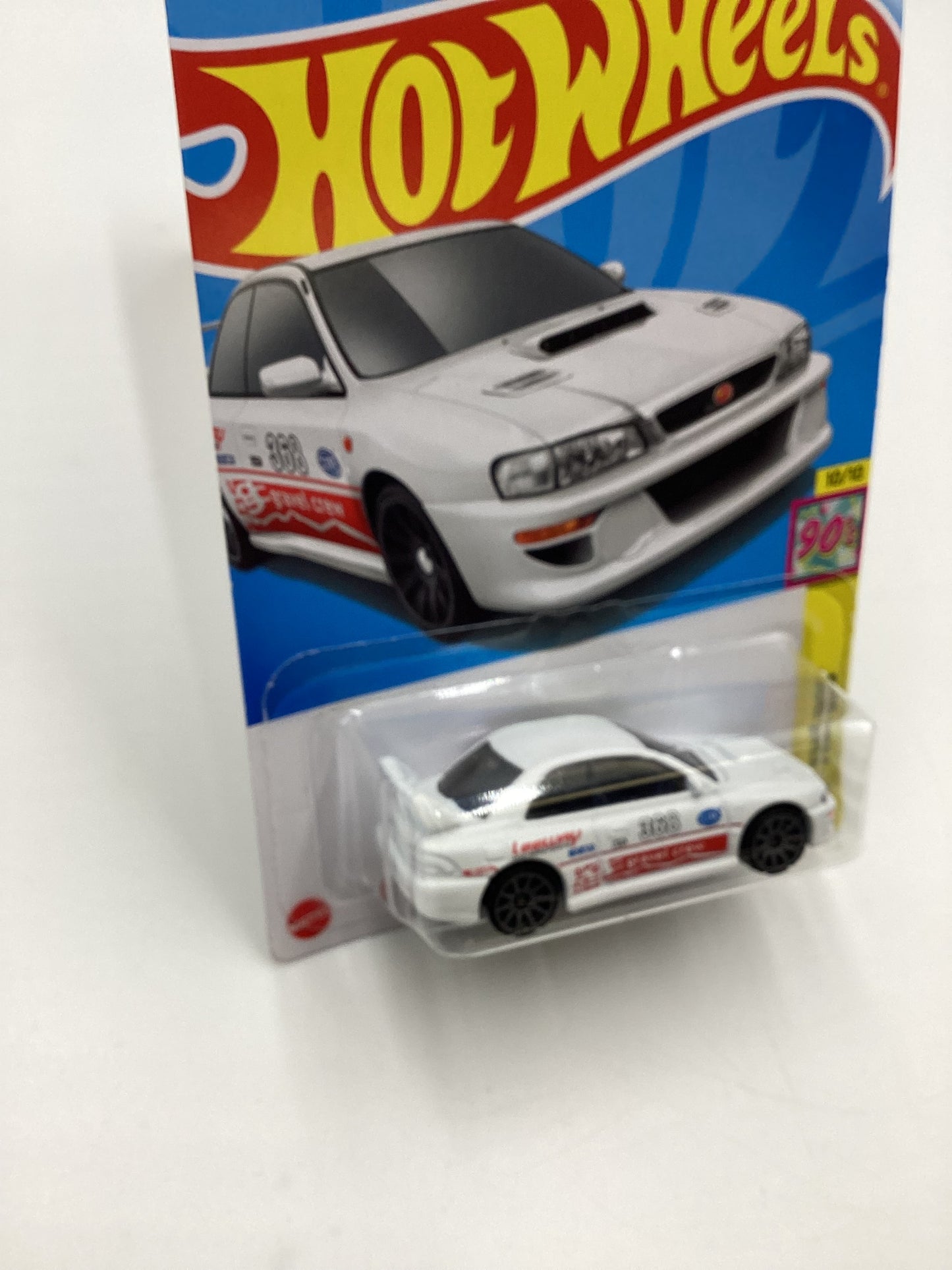 2024 Hot Wheels #244 98 Subaru Impreza 22B- STI Version White 89A