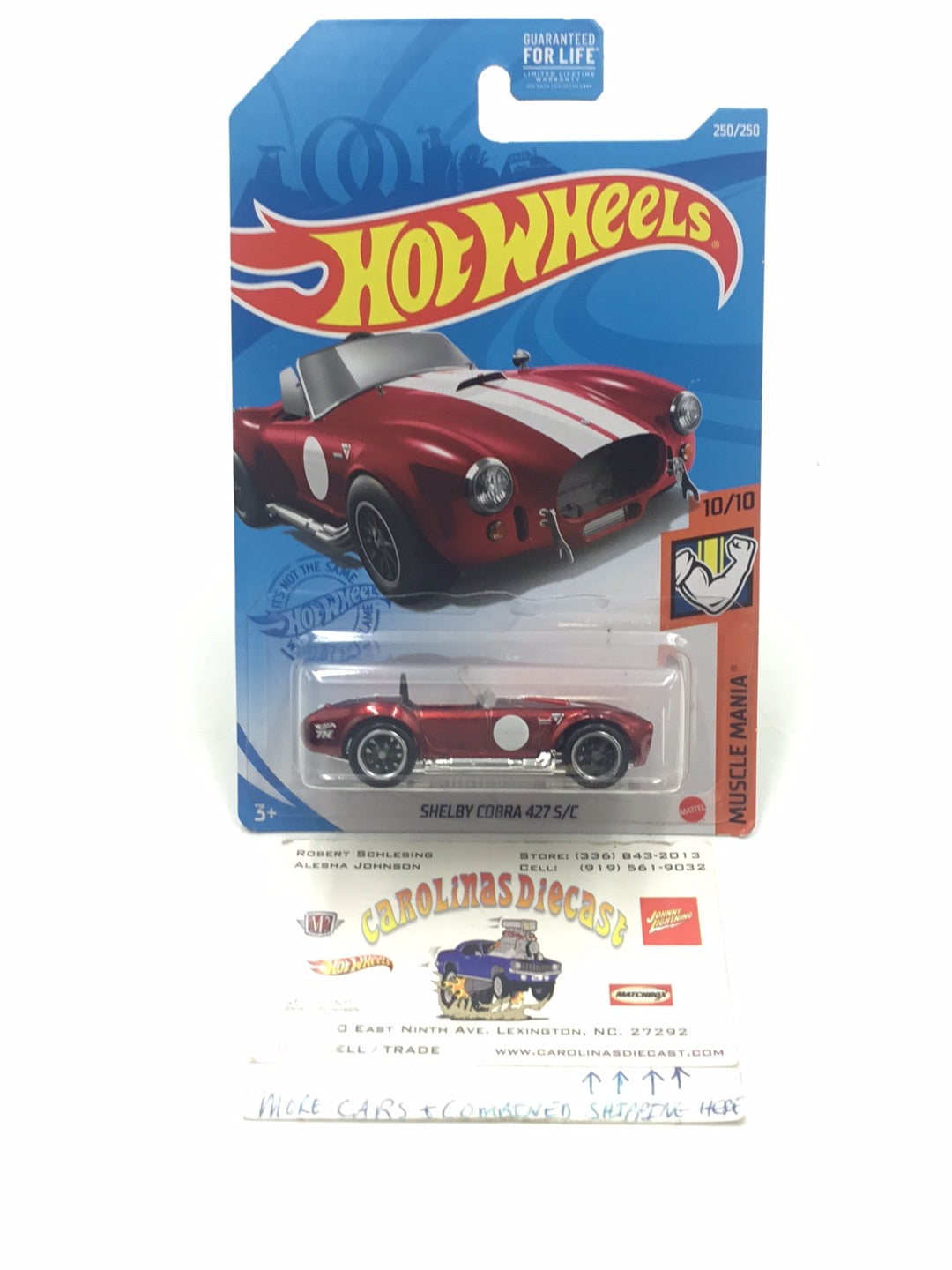 2021 hot wheels super treasure hunt Shelby Cobra 427 S/C W/Protecto