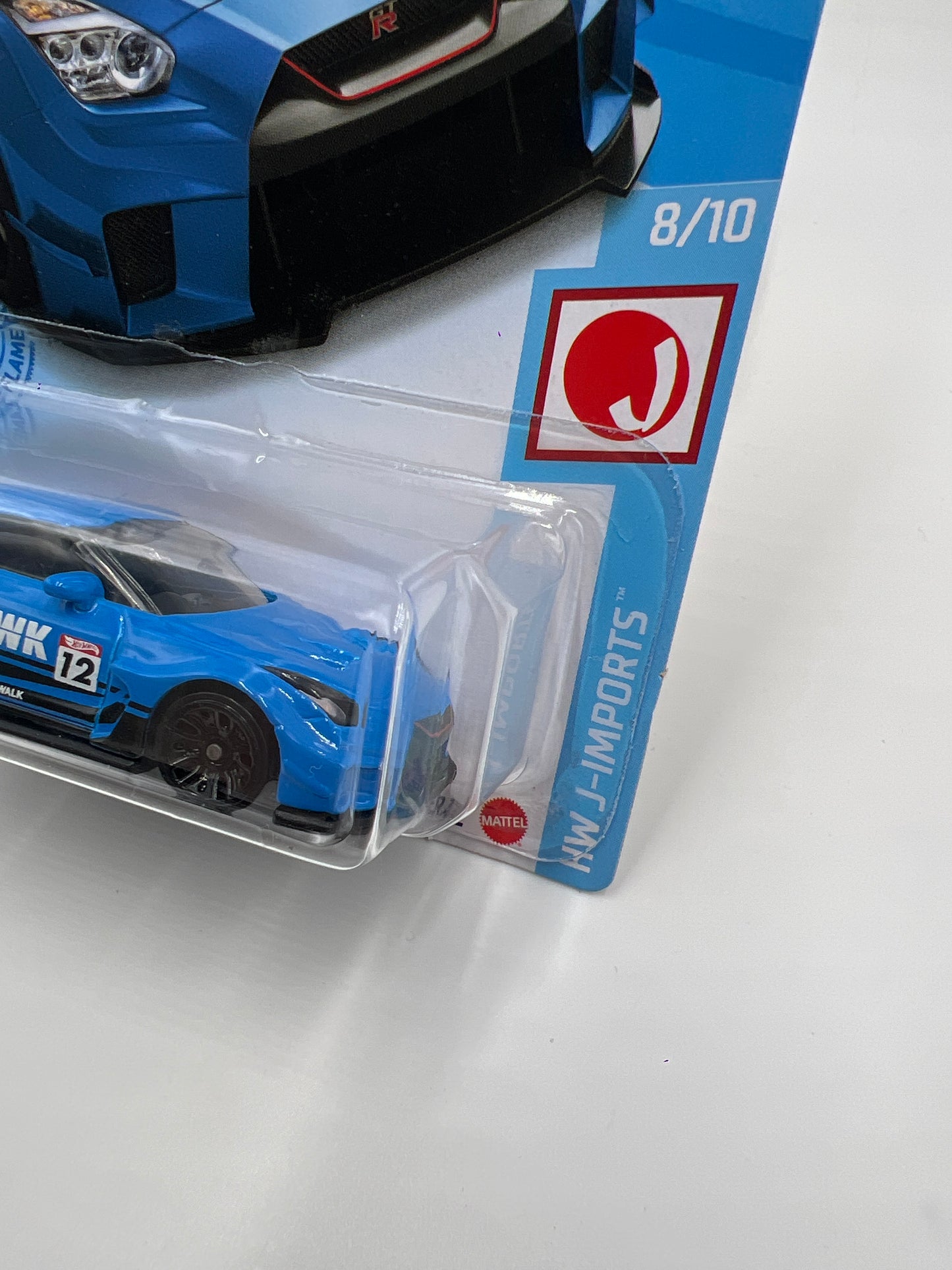 2021 Hot Wheels J-Imports #204 LB-Silhouette Works GT Nissan 35GT-RR V.2 Blue International Card 82B