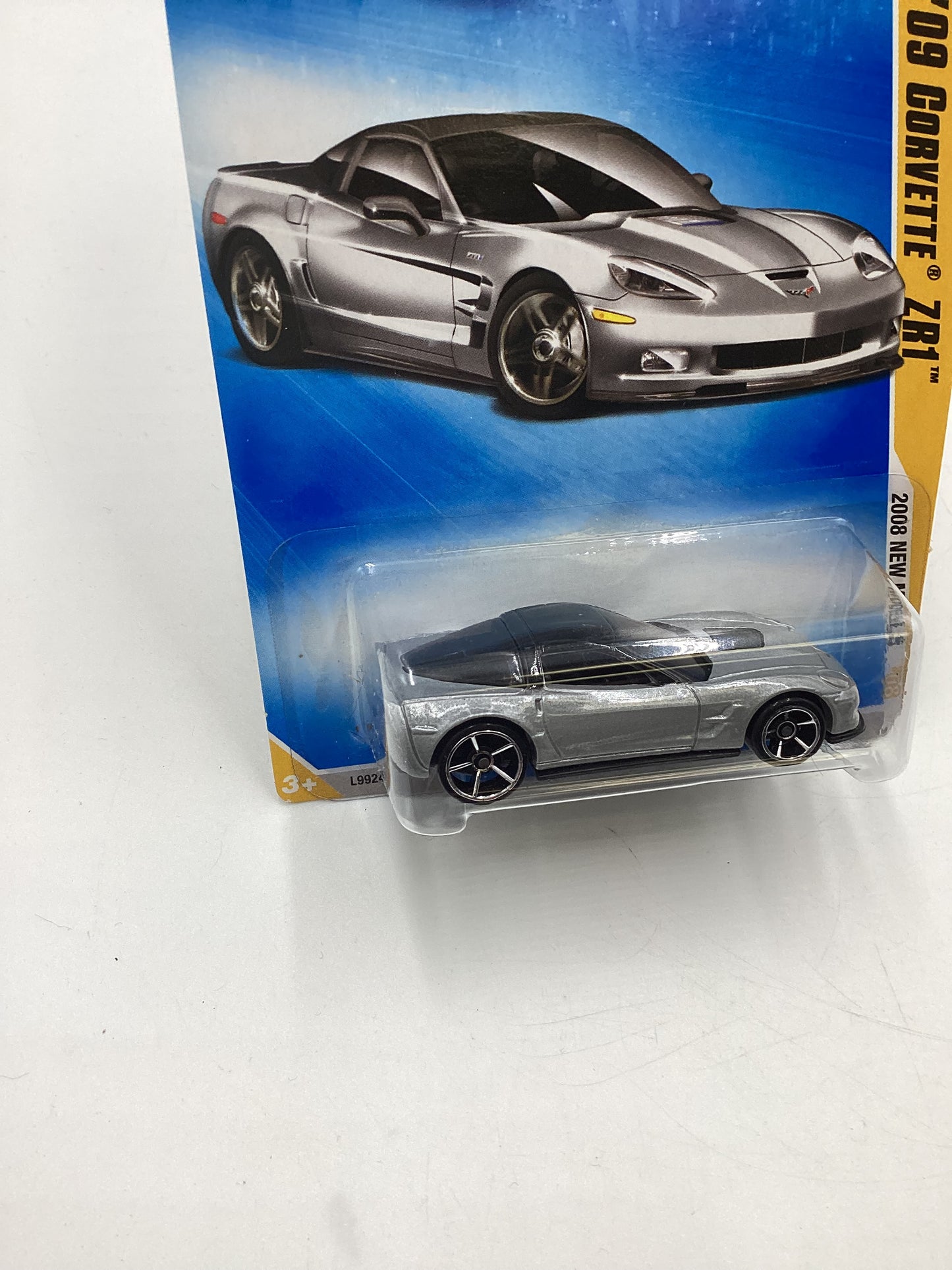 2008 Hot Wheels New Models #9 09 Corvette ZR1 Silver SR