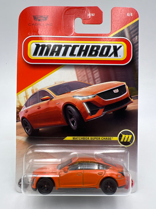 2025 Matchbox Super Chase 2021 Cadillac CT5-V Orange W/Protector