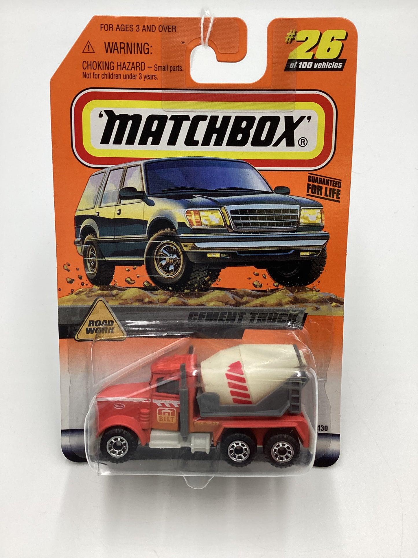 1998 Matchbox #26 Cement Truck Red 206E