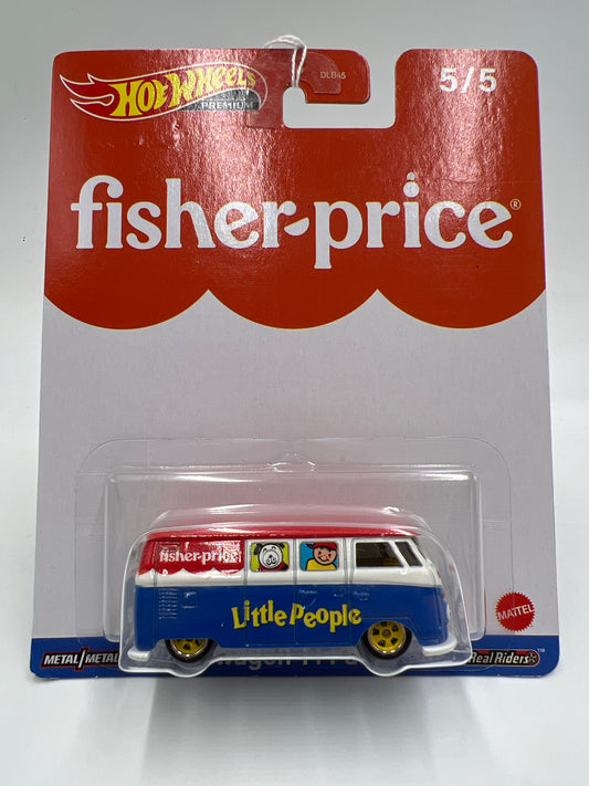 Hot Wheels Premium Fisher Price #5 Volkswagen T1 Panel Bus 268A