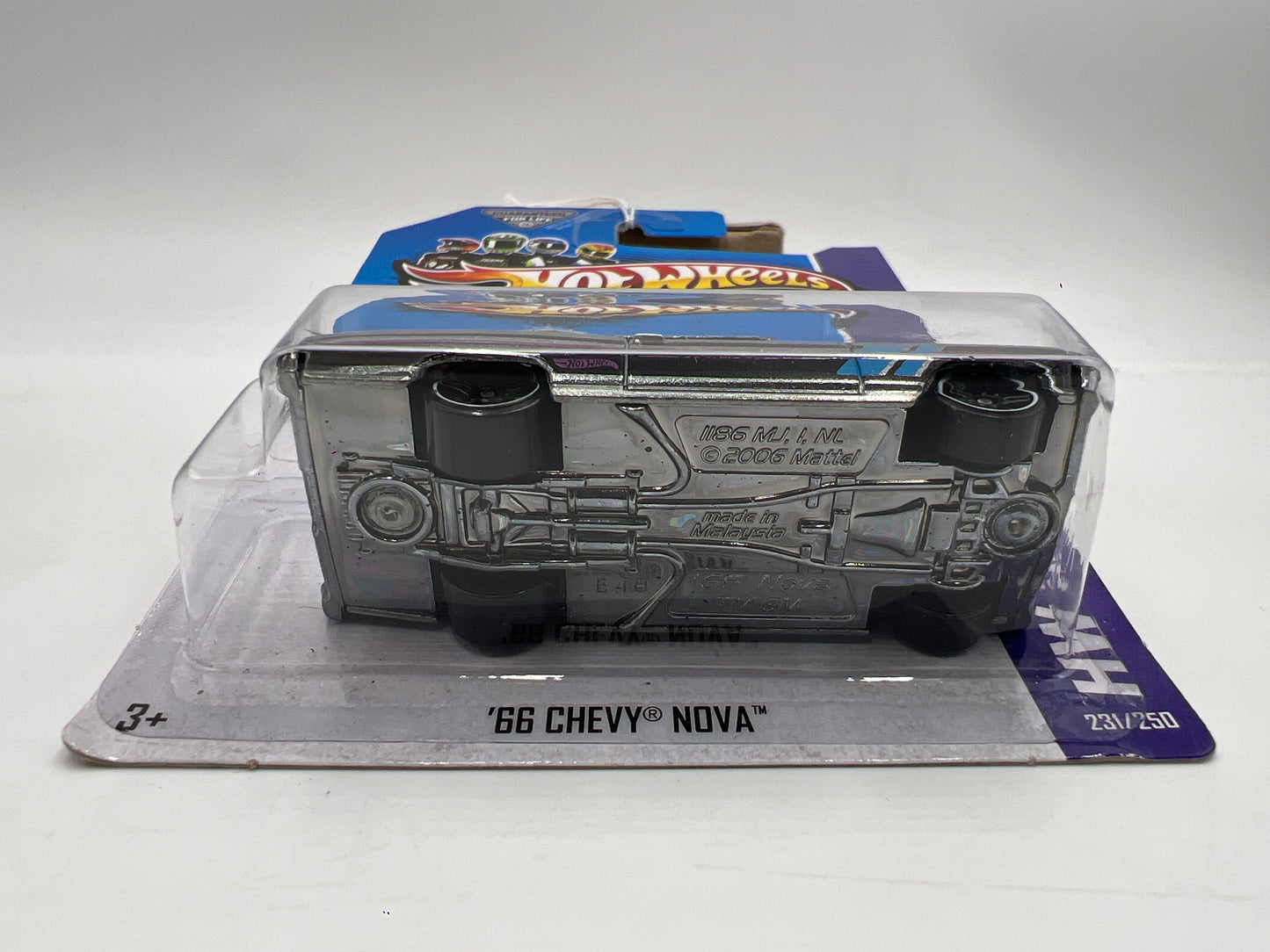 2013 Hot Wheels Walmart Exclusive Zamac 5 #231 66 Chevy Nova 148C