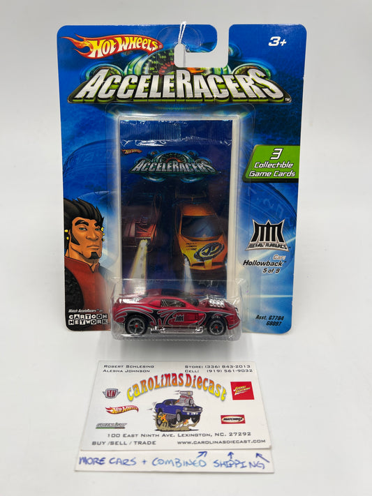 Hot Wheels Acceleracers Metal Maniacs #5 Hollowback Satin Red VHTF