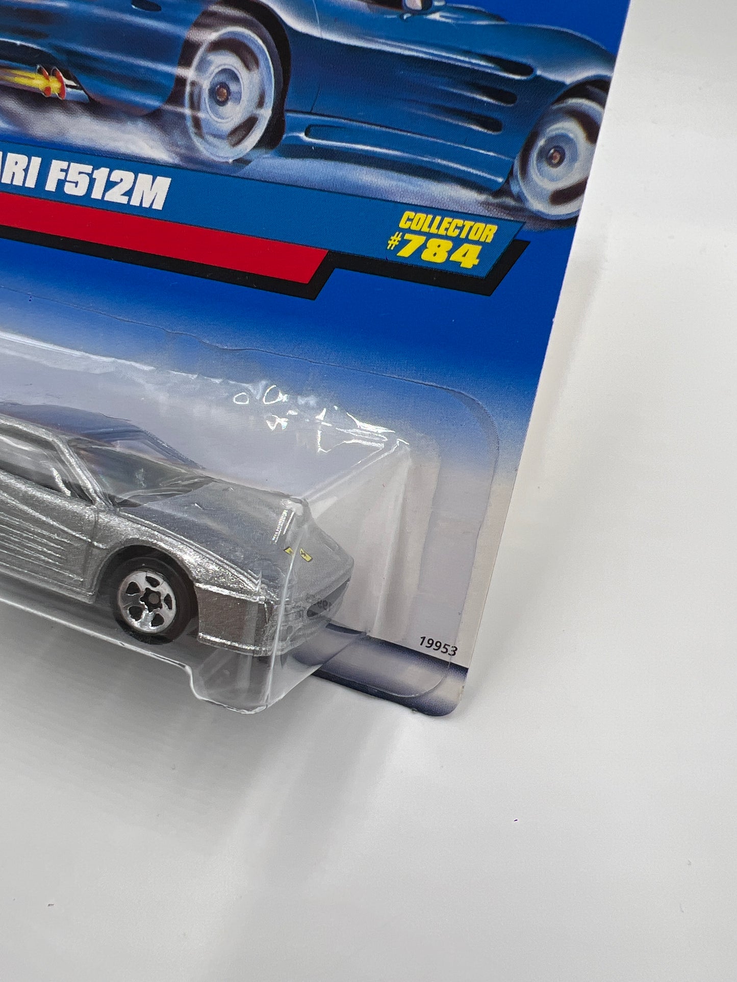 1998 Hot Wheels Collector #784 Ferrari F512M Silver 5SP Wheels