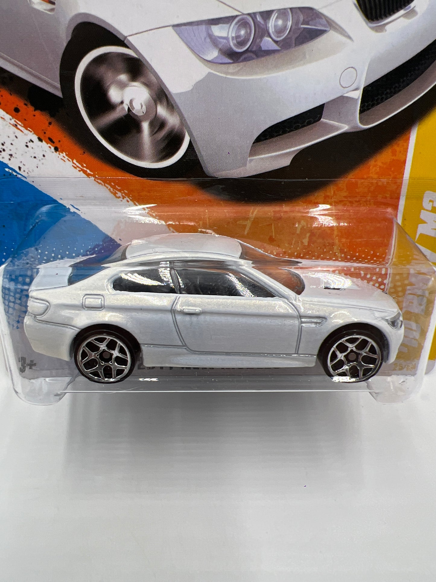 2011 Hot Wheels New Models #26 10 BMW M3 White W/Protector