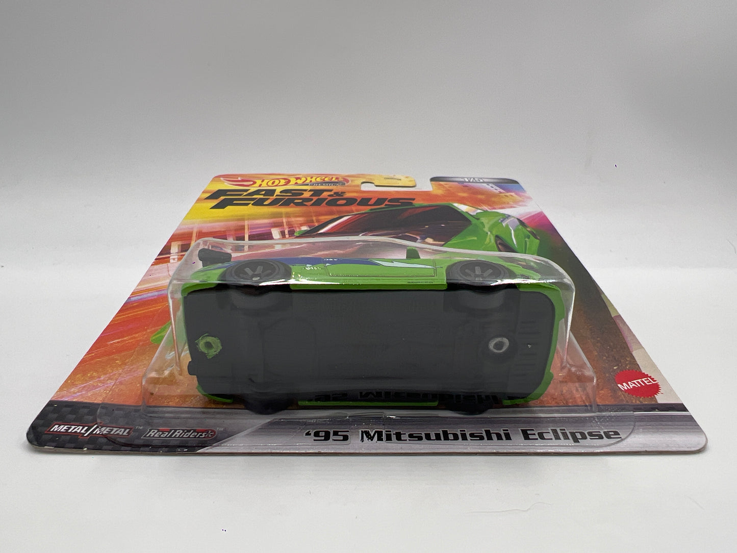 Hot Wheels Premium Fast & Furious #1 95 Mitsubishi Eclipse Green W/Protector 2