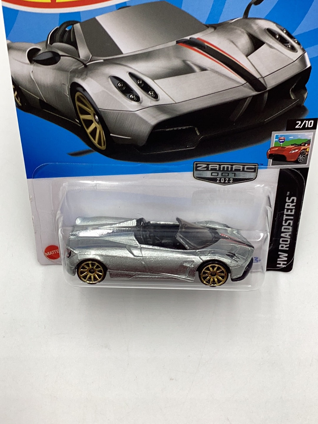 2023 hot wheels #13 17 Pagani Huayra Roadster Zamac #1 146D