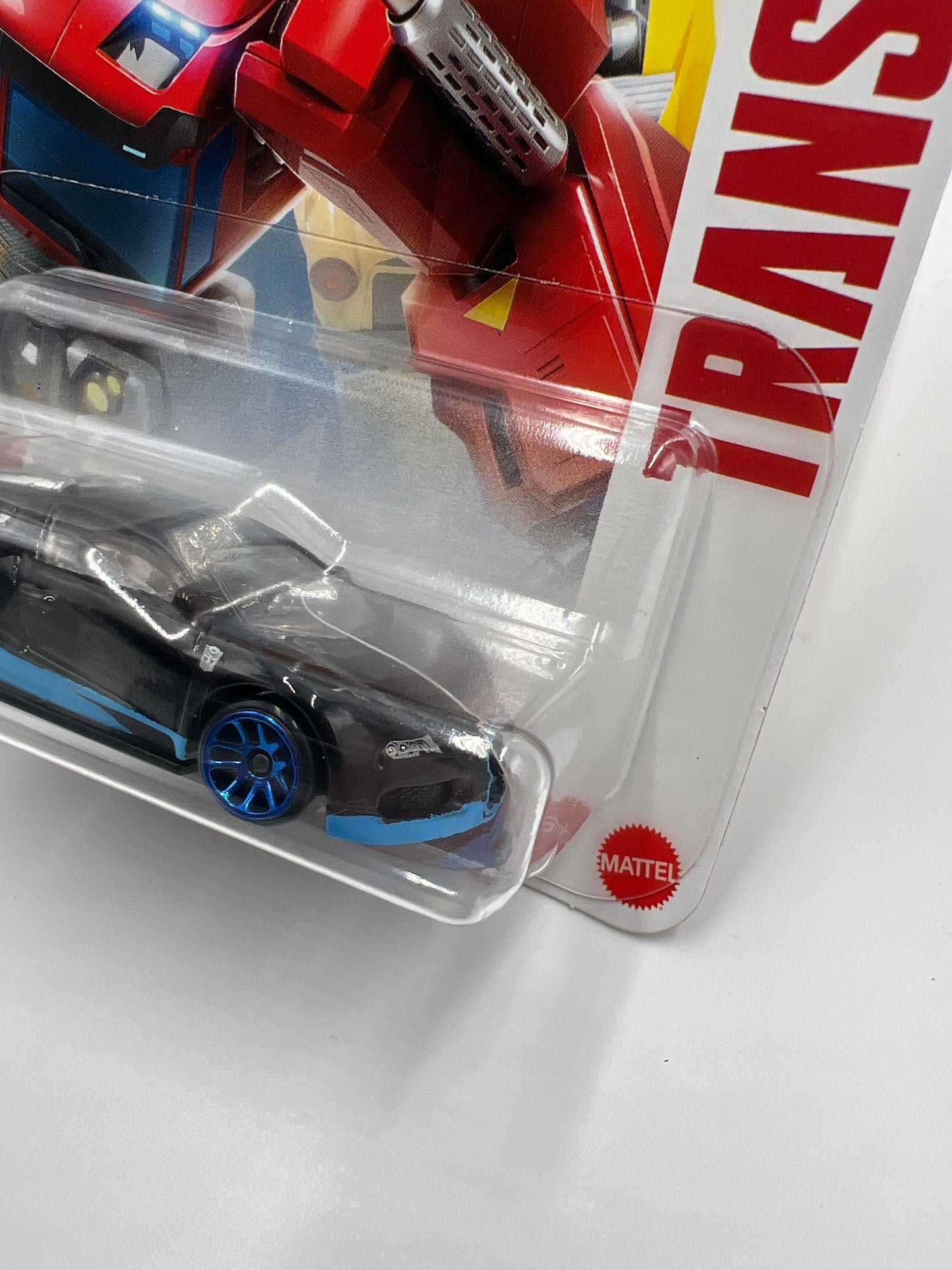 2024 Hot Wheels Transformers #4 Bugatti Veyron Black/Blue 159i