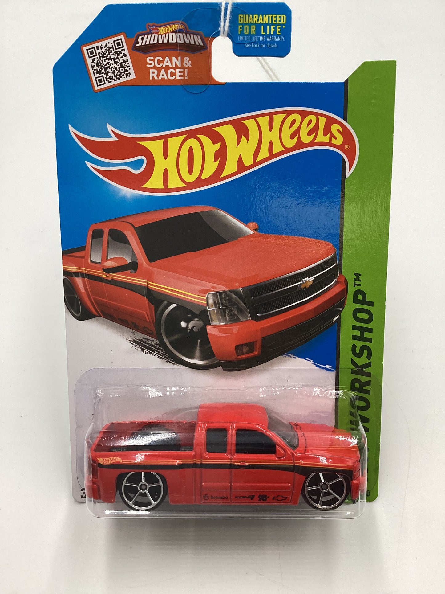 2015 Hot Wheels #249 Chevy Silverado Red 15A