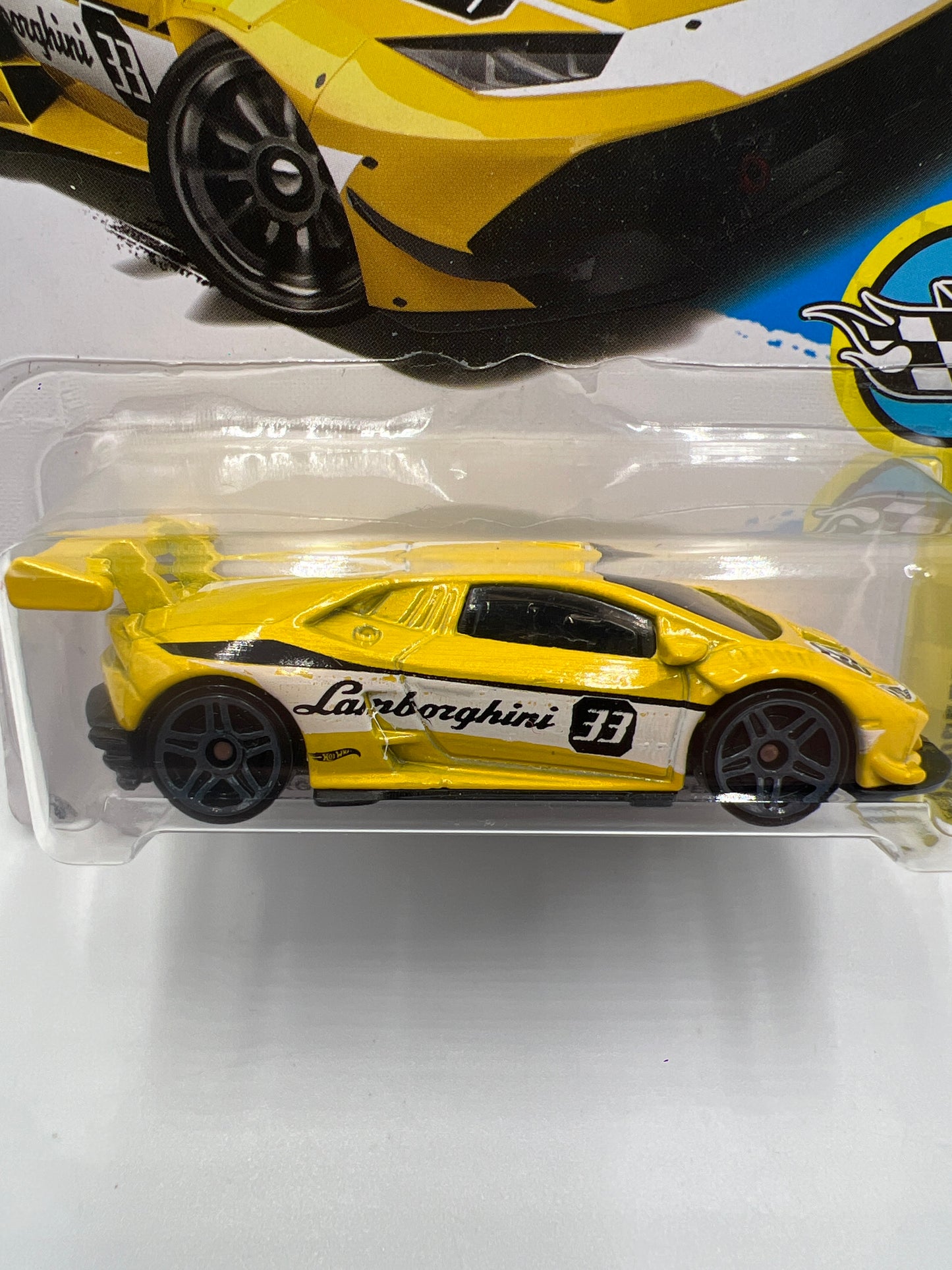 2017 Hot Wheels Speed Graphics #107 Lamborghini Huracan LP 620-2 Super Trofeo Yellow 102C