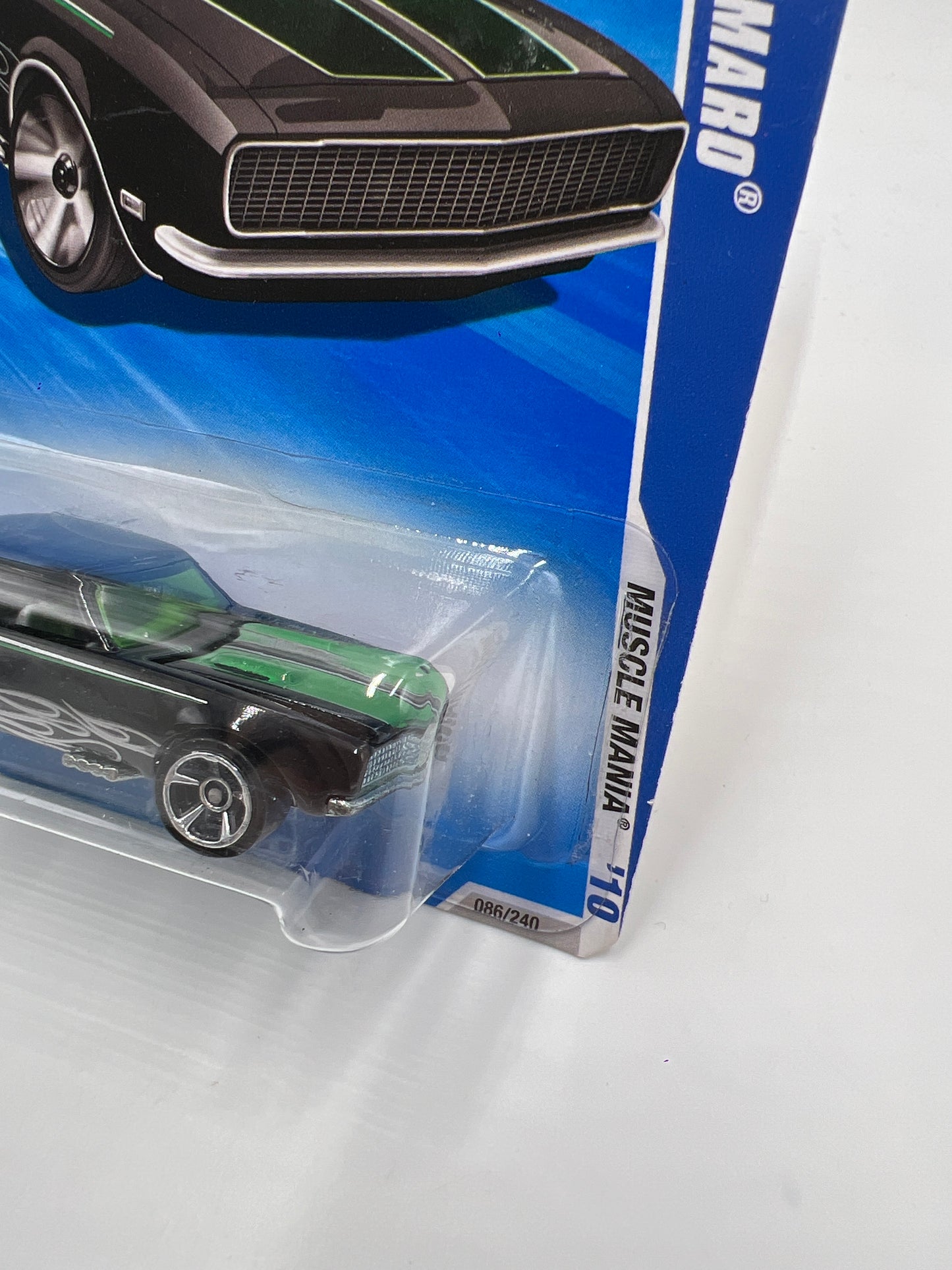 2010 Hot Wheels Muscle Mania #86 67 Camaro Black 16B