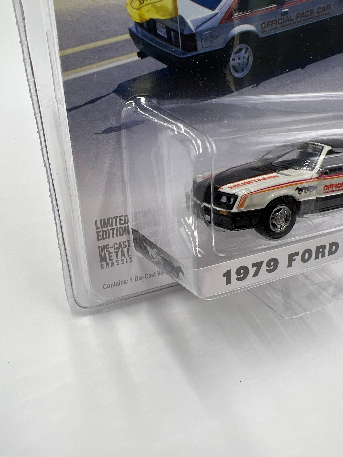 Greenlight Hobby Exclusive Indianapolis Motor Speedway 1979 Ford Mustang Pace Car 181G