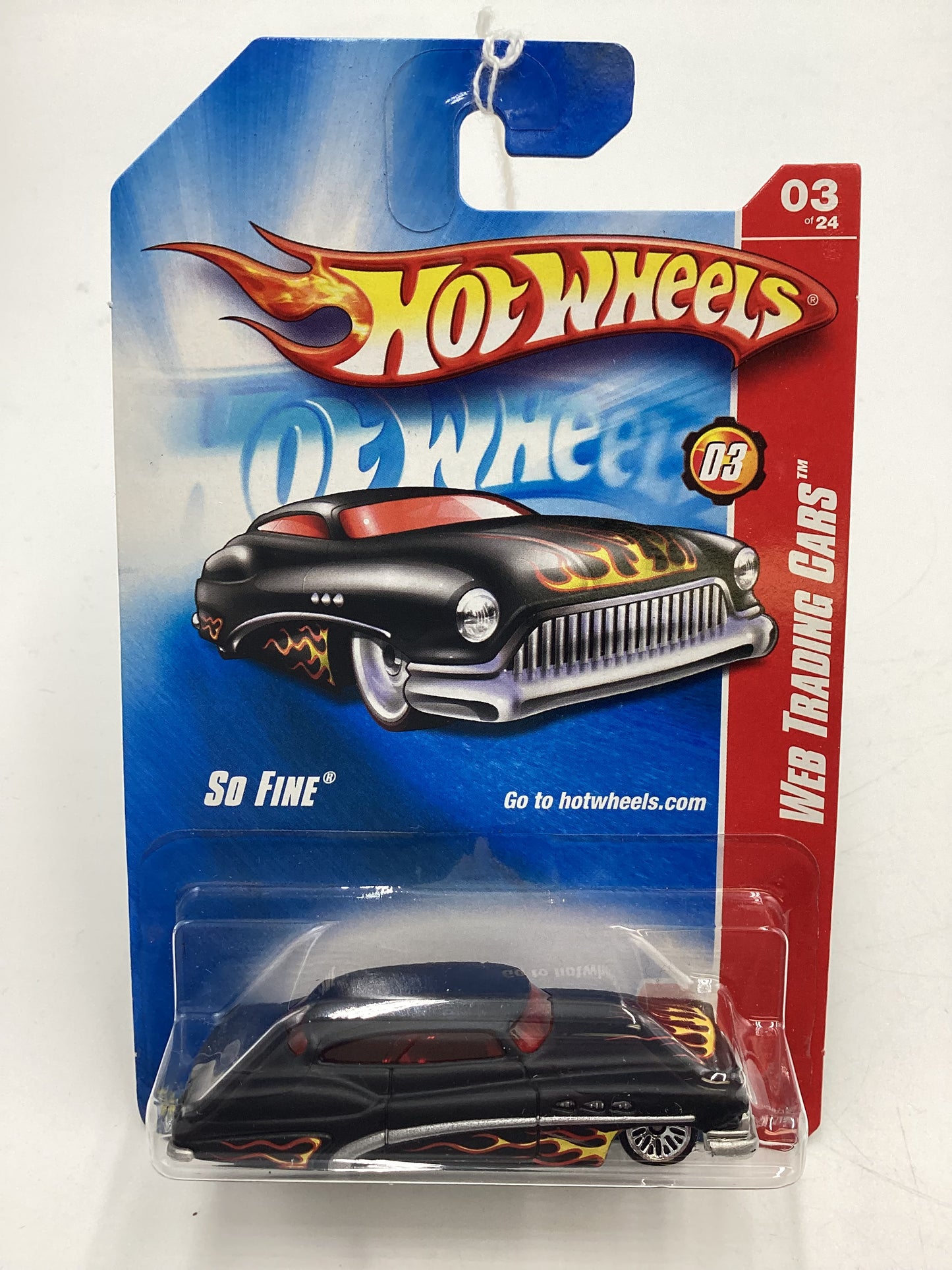 2008 Hot Wheels Web Trading Cars #79 So Fine Matte Black EE3