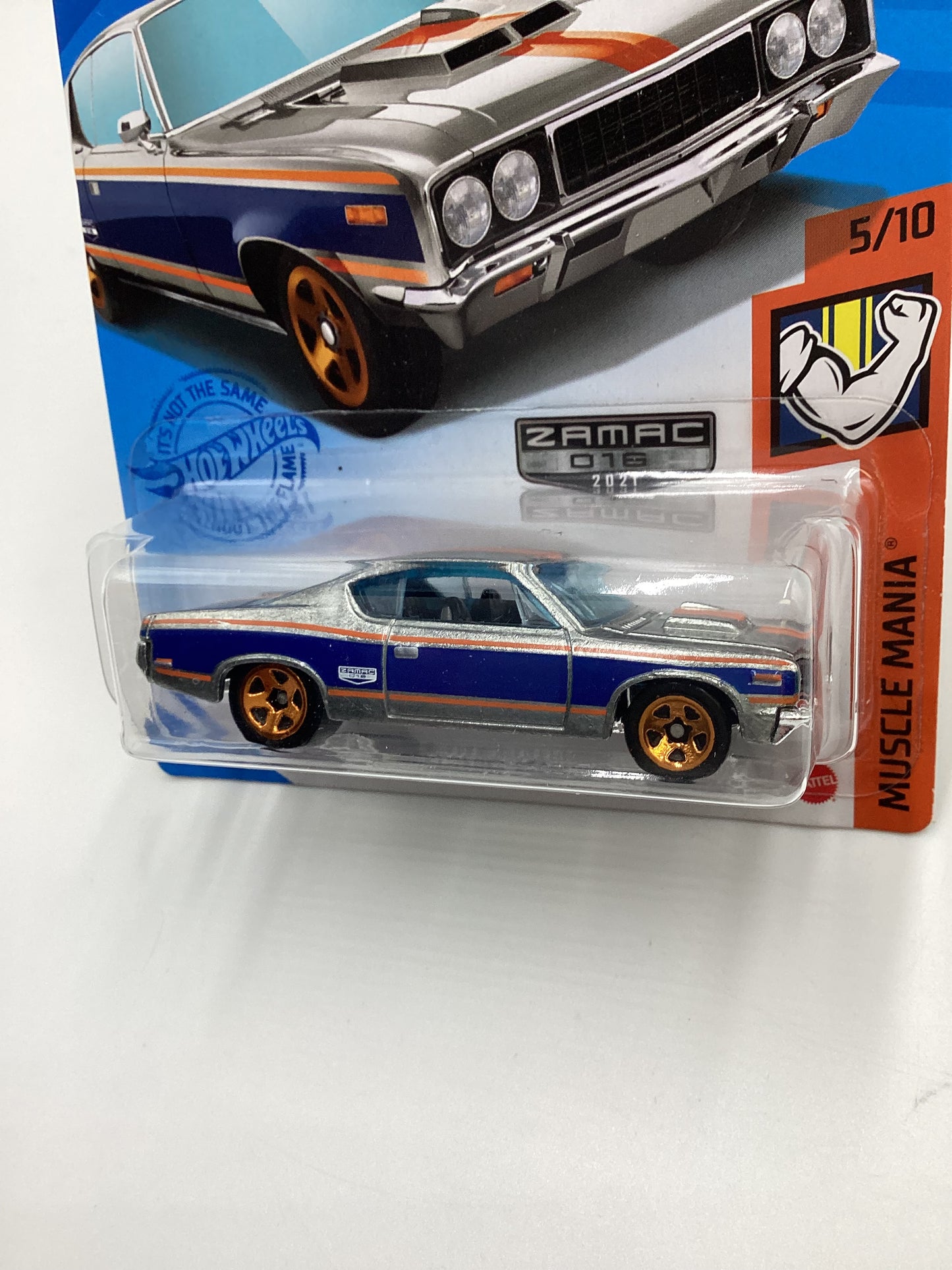 2021 Hot Wheels #219 AMC Rebel Machine Zamac #16 Walmart Exclusive