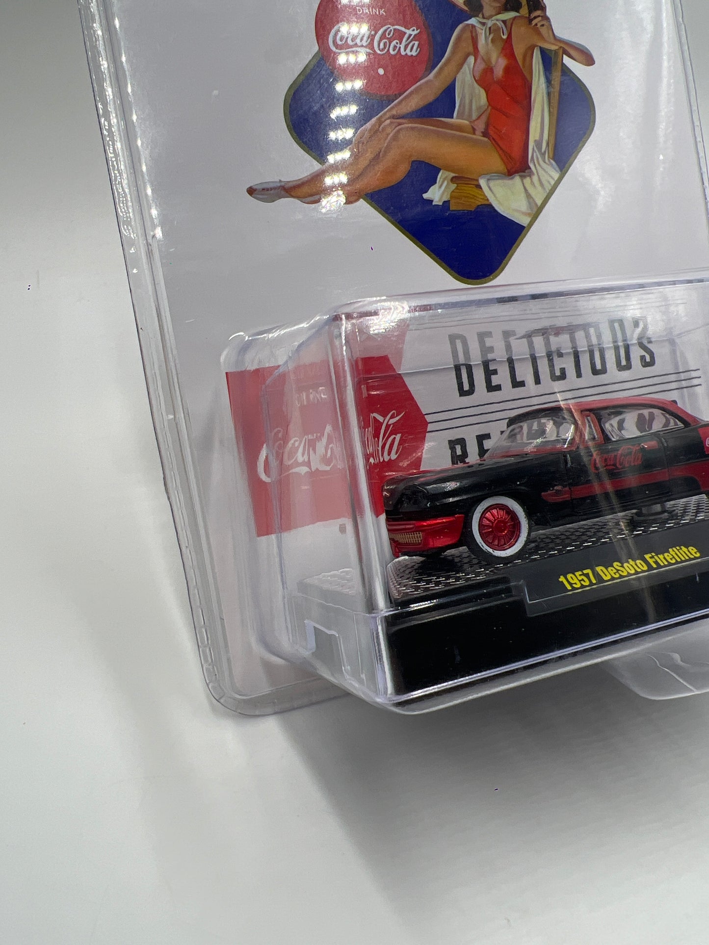 M2 Machines Coca Cola CHASE 1957 DeSoto Fireflite Black/Red BB03