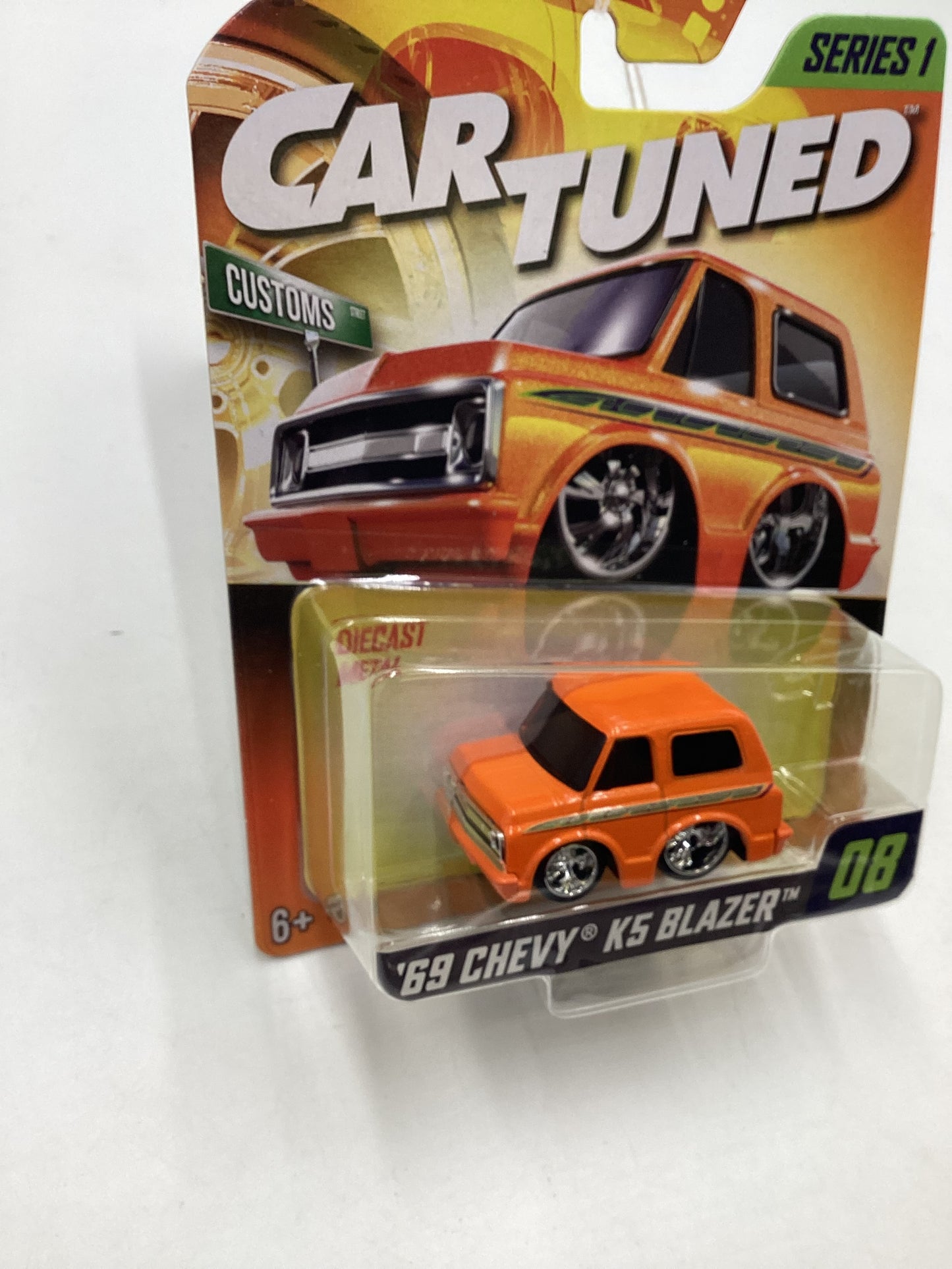 2024 Car Tuned Series 1 #8 69 Chevy K5 Blazer Orange 185A