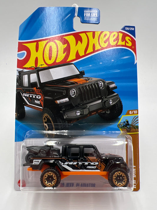 2025 Hot Wheels F Case HW Dirt #130 20 Jeep Gladiator Black Nitto 45B
