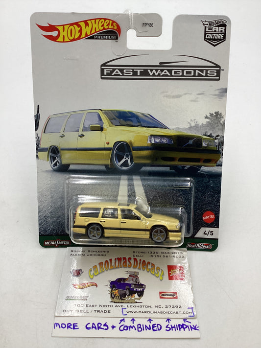 2021 Hot wheels Fast wagons 4/5 Volvo 850 Estate 244B