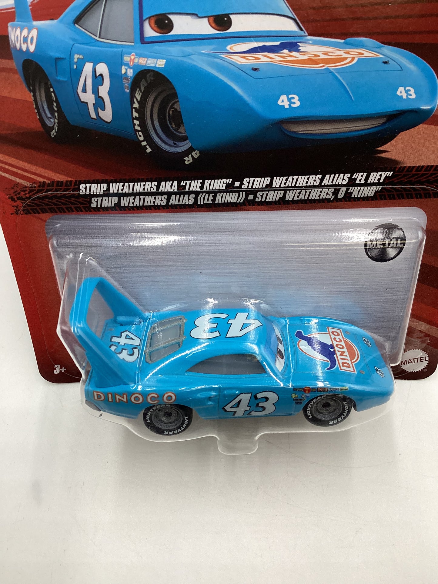 Disney Pixar Cars Strip Weathers Aka The King Blue 140B