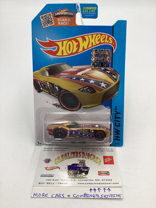 2015 Hot Wheels Treasure Hunt #69 Fast Felion Gold Factory Sealed