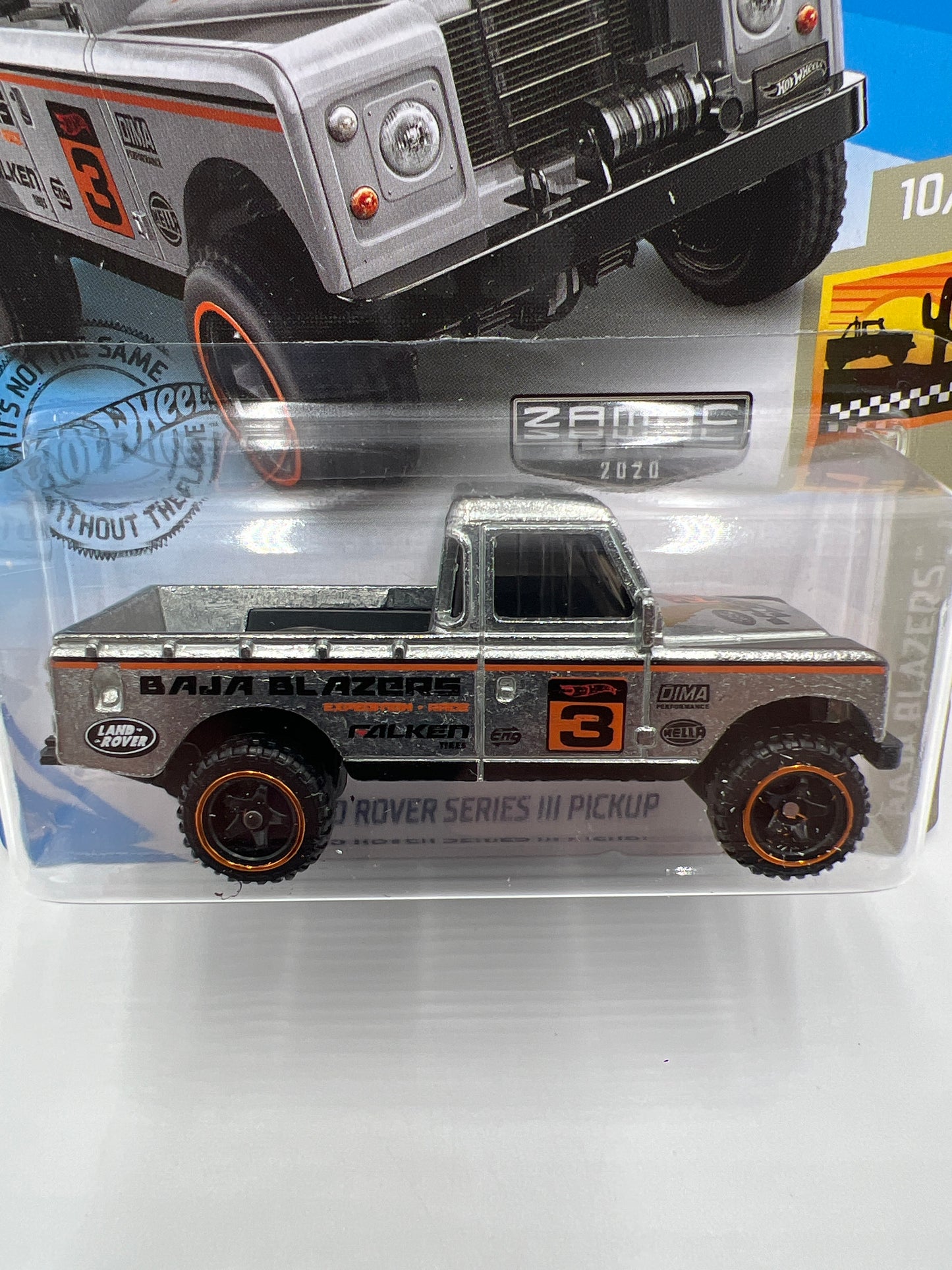 2020 Hot Wheels Walmart Exclusive Zamac 3 #3 Land Rover Series III Pickup