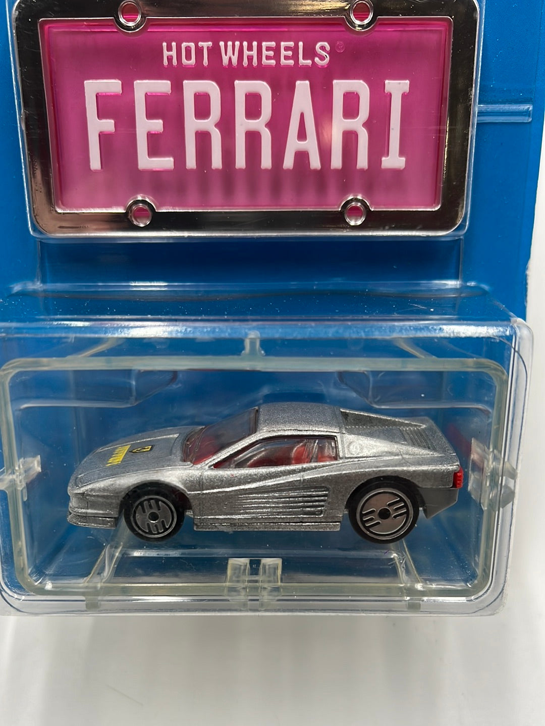 Hot Wheels Silver Park'N Plates Ferrari Testarossa #2048