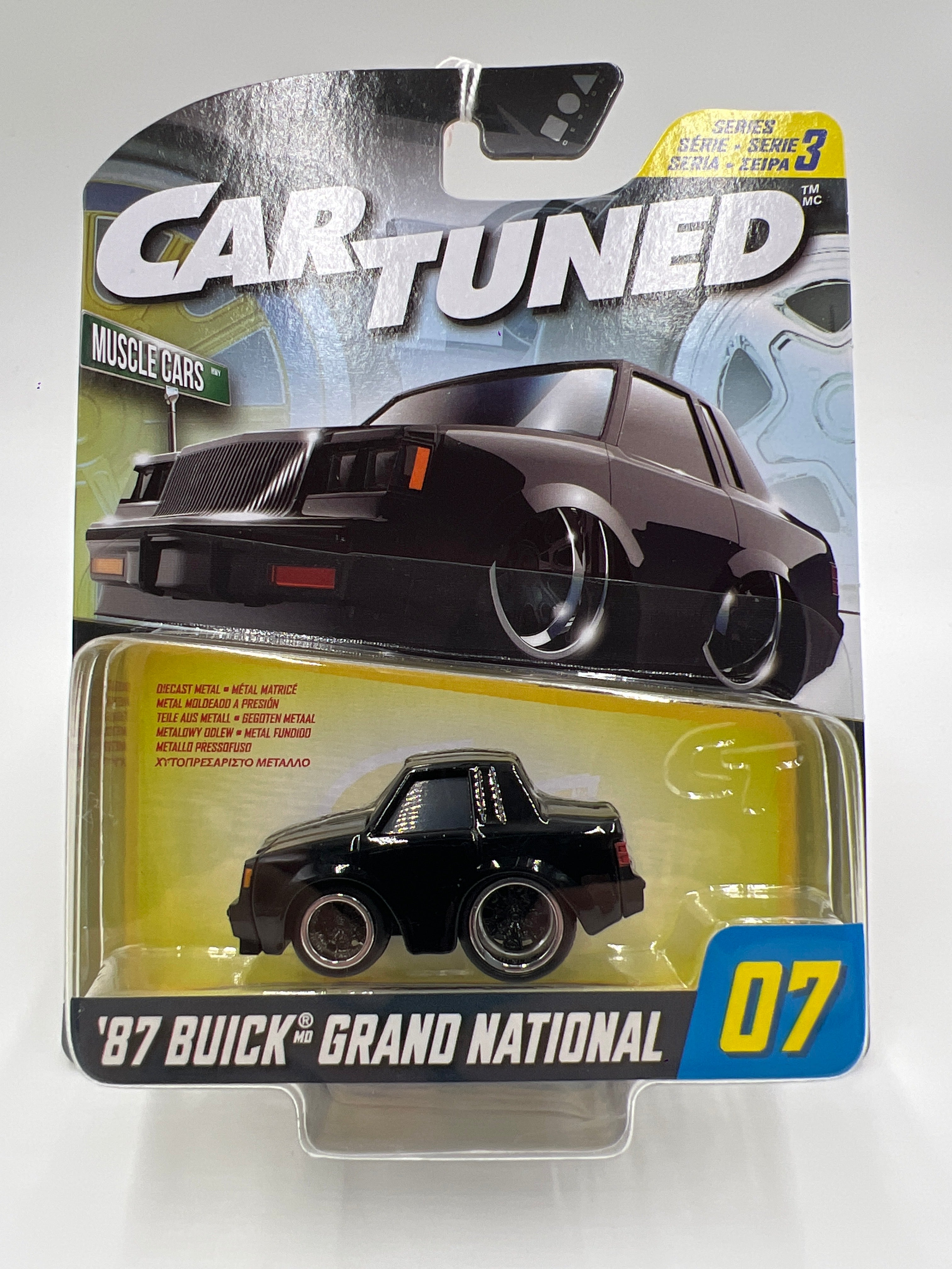2025 MGA Car Tuned Series 3 #7 87 Buick Grand National Black 179G
