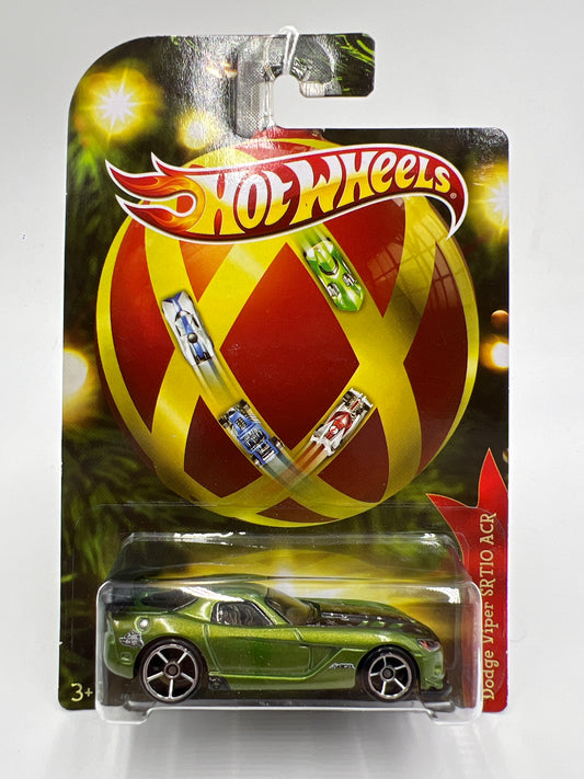 2011 Hot Wheels Holiday Hot Rods Dodge Viper SRT10 ACR Green 154A