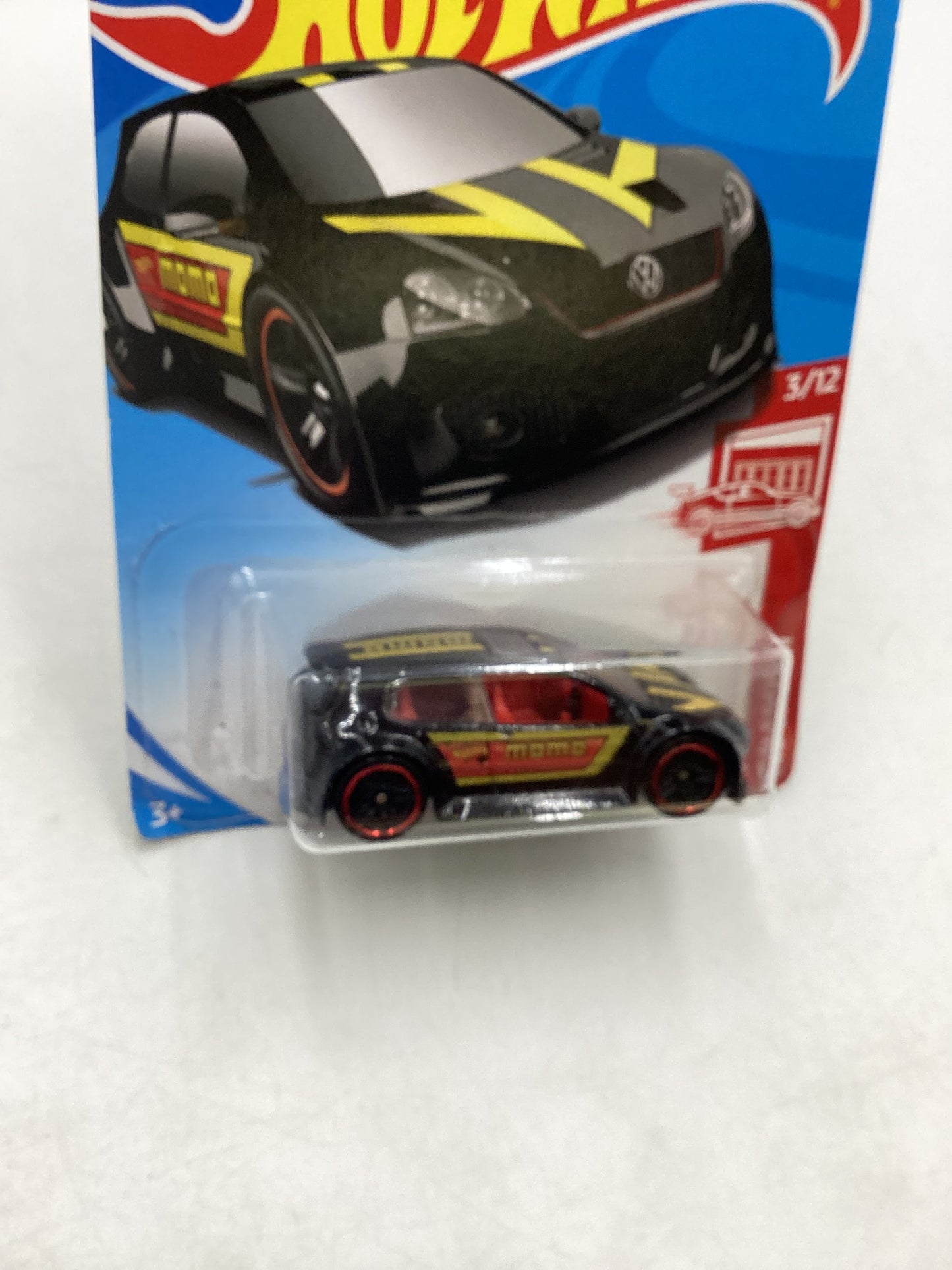 2019 Hot Wheels #19 Red Edition Volkswagen Golf GTI 143B