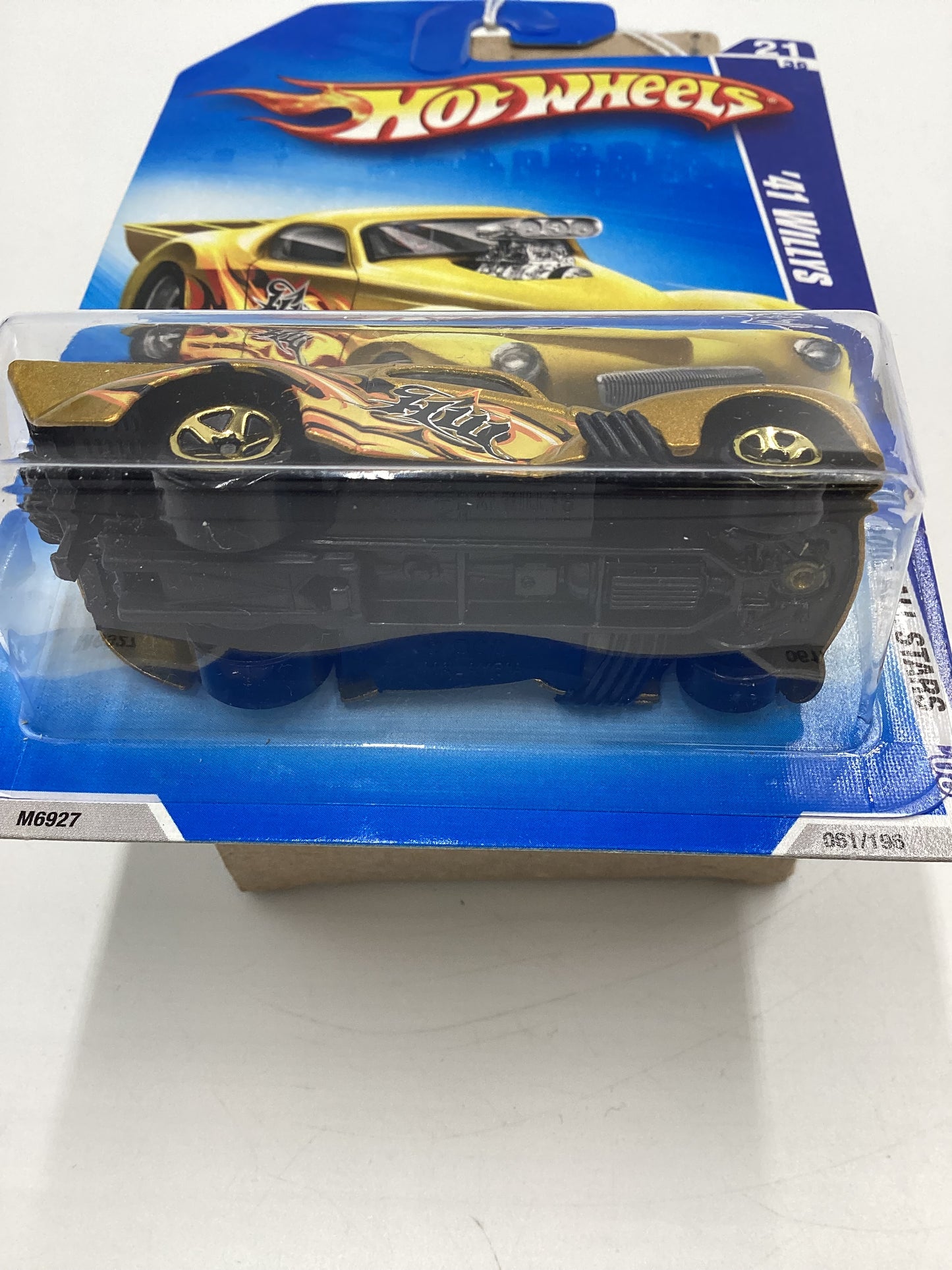 2008 Hot Wheels All Stars #61 41 Willy’s Gold