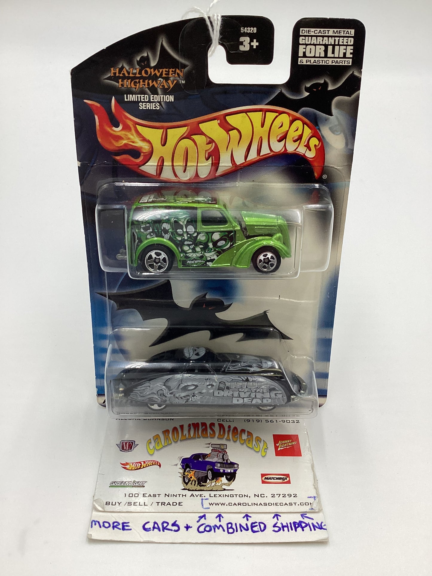 2002 Hot Wheels Halloween Highway Phantom Corsair & Anglia Panel SR