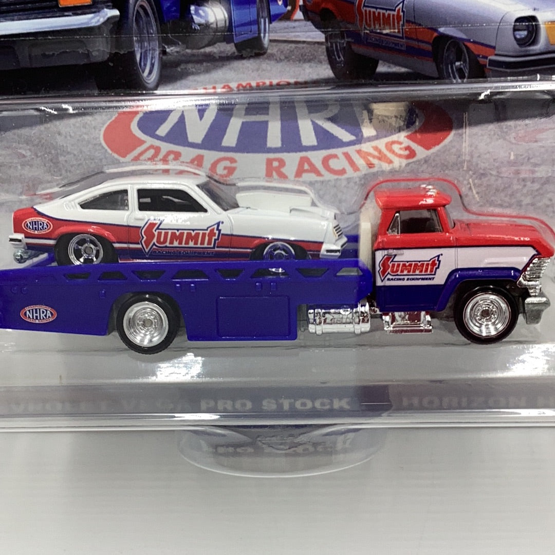 Hot wheels car culture team transport #34 74 Chevrolet Vega Pro