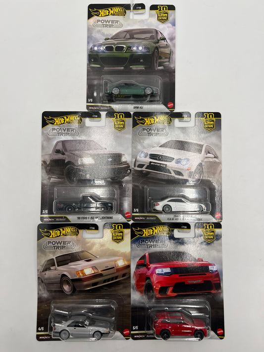 2026 Hot Wheels Premium Power Trip Complete Set Of 5