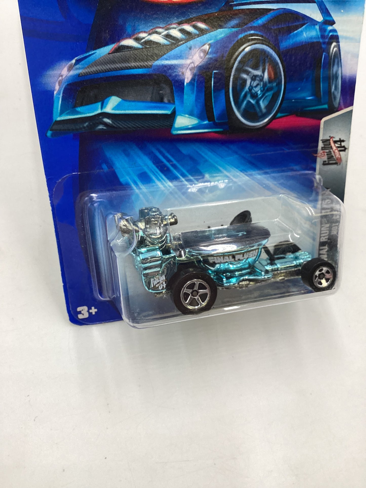 2004 Hot Wheels First Editions #133 Hot Seat Blue Chrome 116B