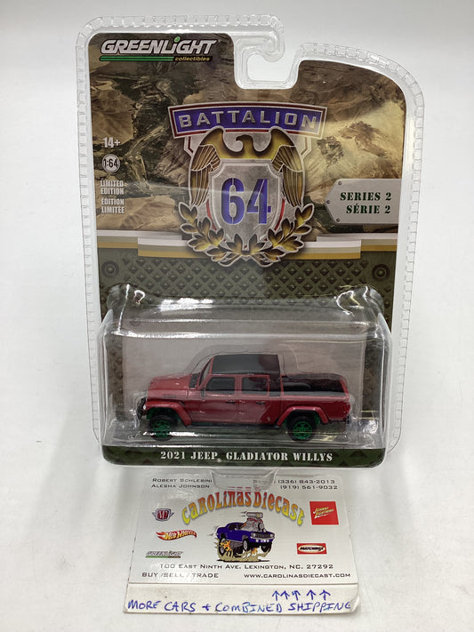 Greenlight Battalion 64 CHASE 2021 Jeep Gladiator Willy’s