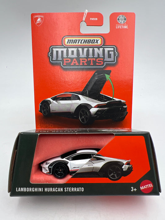 2026 Matchbox Moving Parts #45 Lamborghini Huracan Sterrato White