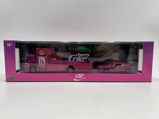 M2 Machines Haulers TW44 CHASE Cherry Coke 1966 Dodge L600 COE & 1971 Dodge Charger Custom